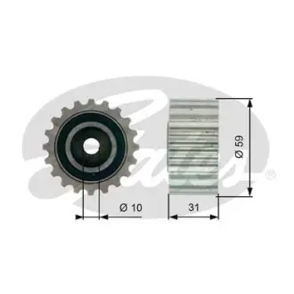 Ролик gates T41236
