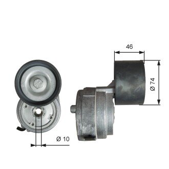 Ролик gates T38714