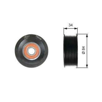 Ролик модуля натягувача ременя gates T36425 на Мазда 6 gg