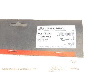 Шланг гумовий gates 021606