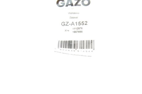 Прокладка термостата gazo GZA1552