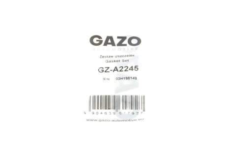 Ремкомплект форсунки gazo GZA2245