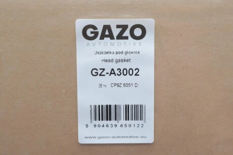 Прокладка ГБЦ gazo GZA3002