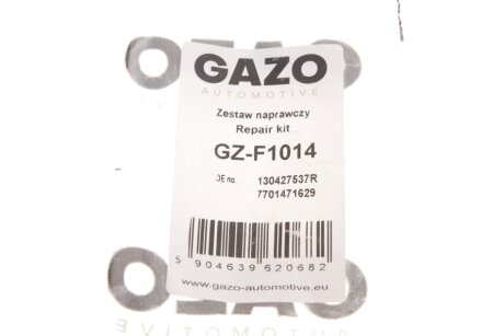 Ремкомплект сальника розподільного валу gazo GZF1014
