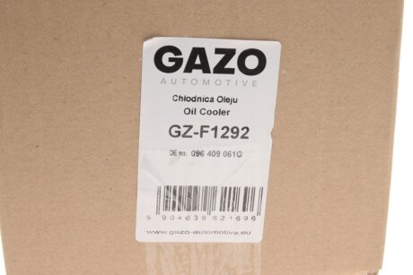 Радіатор оливи gazo GZF1292