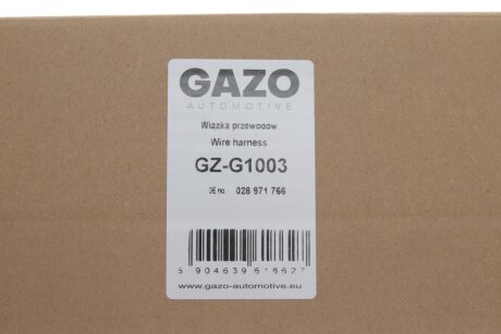 Ремкомплект кабеля свічки розжарювання gazo GZG1003