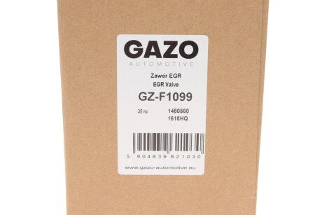 Клапан EGR gazo GZ-F1099