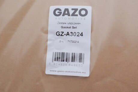 Комплект прокладок двигуна gazo GZA3024