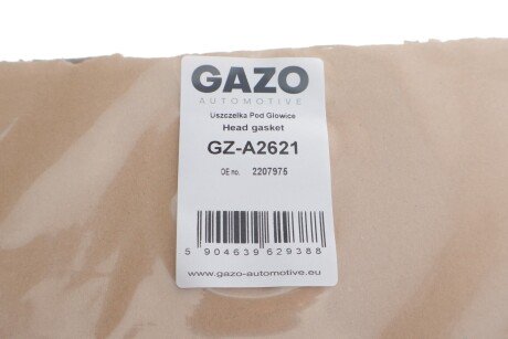 Прокладка головки блоку циліндрів gazo GZA2621