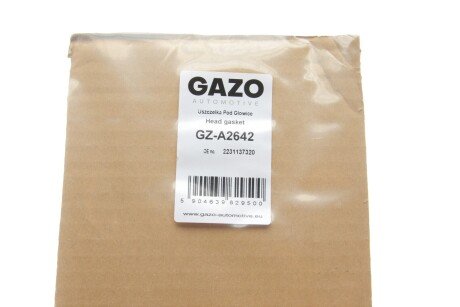 Прокладка головки блоку циліндрів gazo GZA2642