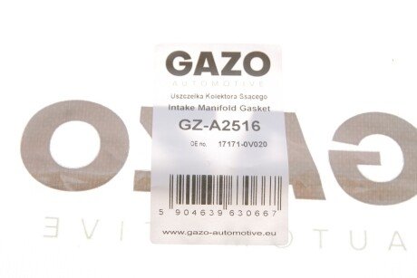 Прокладка впускного колектора gazo GZA2516