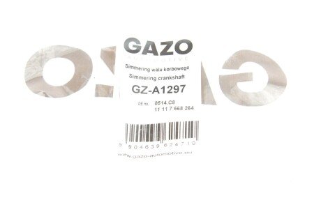 Сальник коленвала передний gazo GZA1297