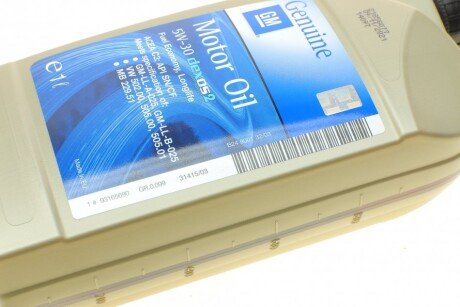 Масло 5W30 general motors 93165690