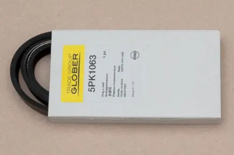 Ремень поликлиновой Glober 5PK1063