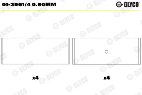Автозапчасть glyco 0139614050MM Шкода Октавия а5
