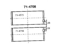 Вкладиші шатунні glyco 714708STD