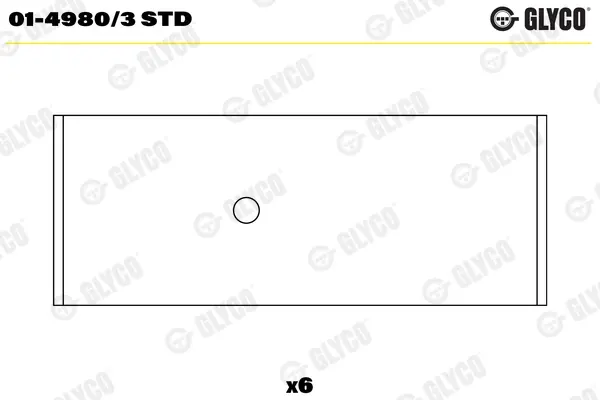 Вкладыши шатунные glyco 0149803STD