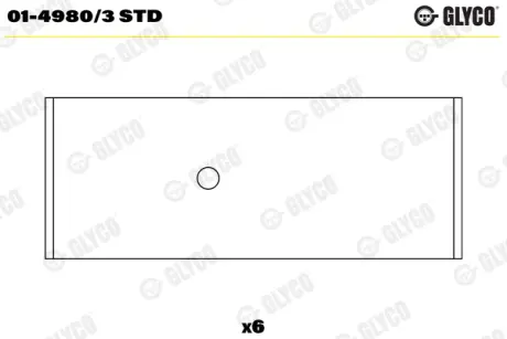 Вкладыши шатунные glyco 0149803STD Тойота