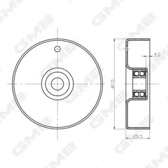 Радиатор интеркулера GMB GTC0400
