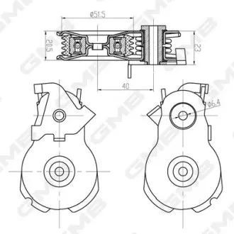 Радиатор интеркулера GMB GAT31570