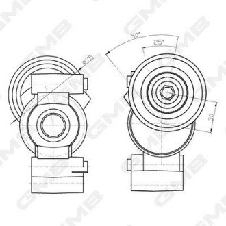 Ролик MAZDA 3 2,0 -10 gmb GAT31690
