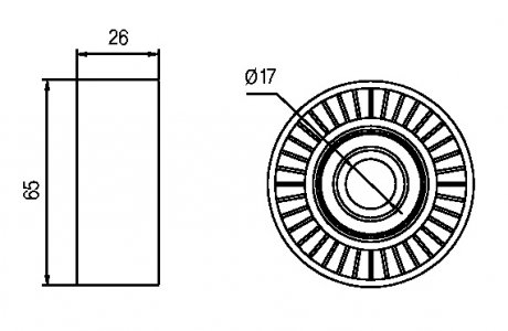 Радиатор охлаждения двигателя gmb GTA0370