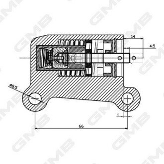 Радиатор интеркулера gmb GHAT174