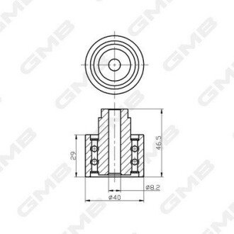 Радиатор интеркулера gmb GT30620