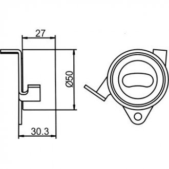 Радиатор охлаждения двигателя gmb GT80410