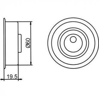 Радиатор охлаждения двигателя gmb GT80950
