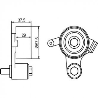 Радиатор охлаждения двигателя gmb GT90670