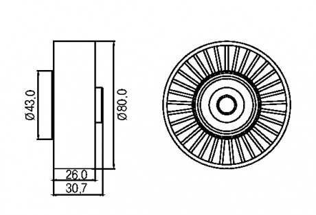 Радиатор интеркулера gmb GTA0380