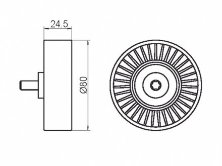 Радиатор интеркулера gmb GT50030