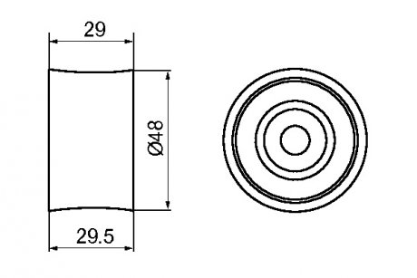 Радіатор охолодження двигуна gmb GT90350