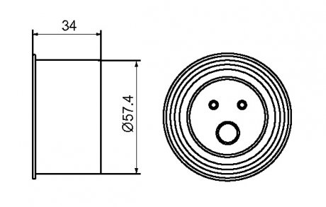 Радиатор охлаждения двигателя gmb GT70320
