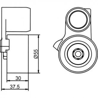 Радіатор інтеркулера gmb GT90380