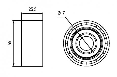 Радиатор охлаждения двигателя gmb GTA0140