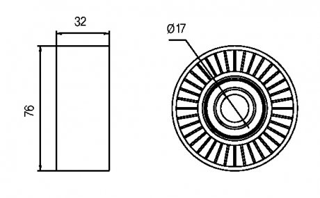 Радіатор охолодження двигуна gmb GTA0220