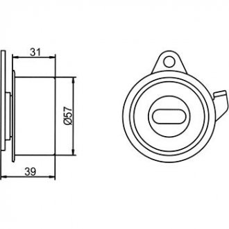 Радиатор охлаждения двигателя gmb GT80990