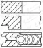 RINGSET TOYOTA 2AR-FE, 90.00MM STD Goetze 0845420000 (фото 1)