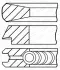 Поршневые кольца goetze 0810800010
