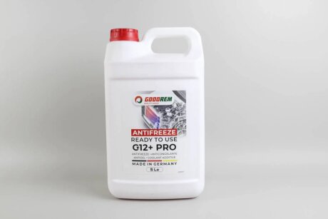 Антифриз G12+ RED (червоний) -38°C готовий (5L) (GERMANY) goodrem R38G12PLUS005 на Сааб 9 3