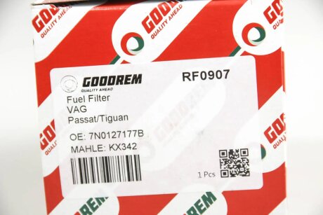 Фільтр паливний Audi Q3/Passat/Sharan/Tiguan 2.0TDI 05- goodrem RF0907