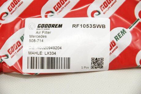 Фільтр повітряний MB 508-714 (з сіткою) goodrem RF1053SWB