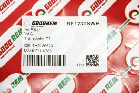 Фільтр повітряний T5 03- (з сіткою) goodrem RF1230SWB