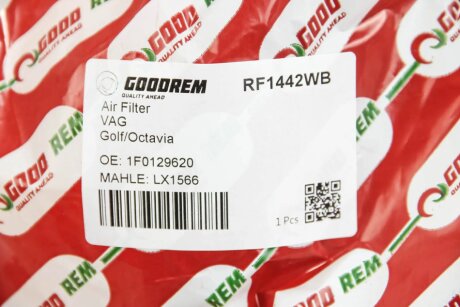 Фільтр повітряний Caddy III/Golf V/Passat B6/Octavia2.0SDI/1.6i goodrem RF1442WB