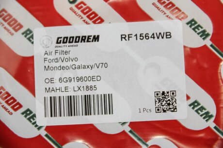 Фільтр повітряний Ford Galaxy/Mondeo/S-Max 06- goodrem RF1564WB