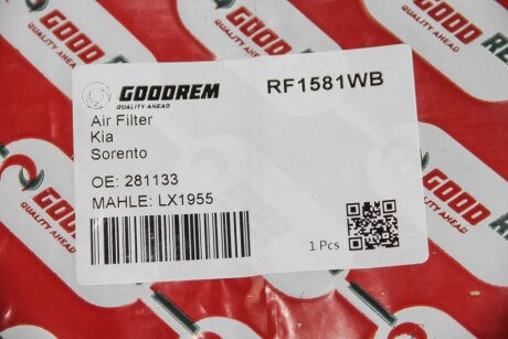 Фільтр повітряний Sorento 2.4-3.5 02- goodrem RF1581WB