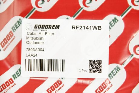 Фільтр салону Mitsubishi Outlander 06- goodrem RF2141WB