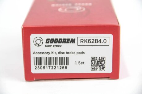 Монтажний к-кт гальмівних колодок зад WV T5/ASTRA/VECTRA/OMEGA 86-03 goodrem RK62840